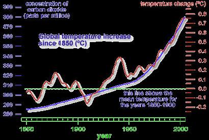 carbon rising graph